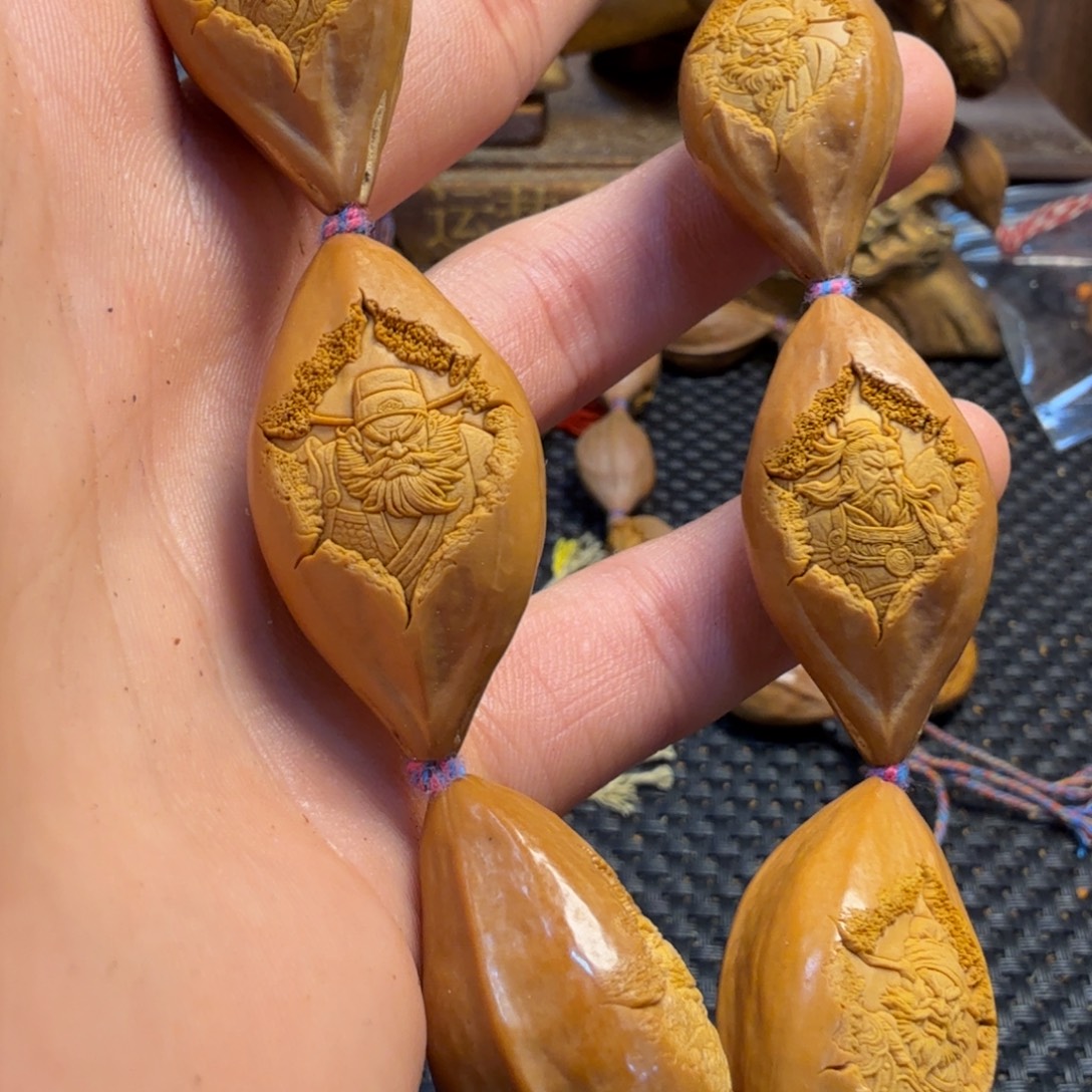 橄榄核手串/手链满天星钟馗