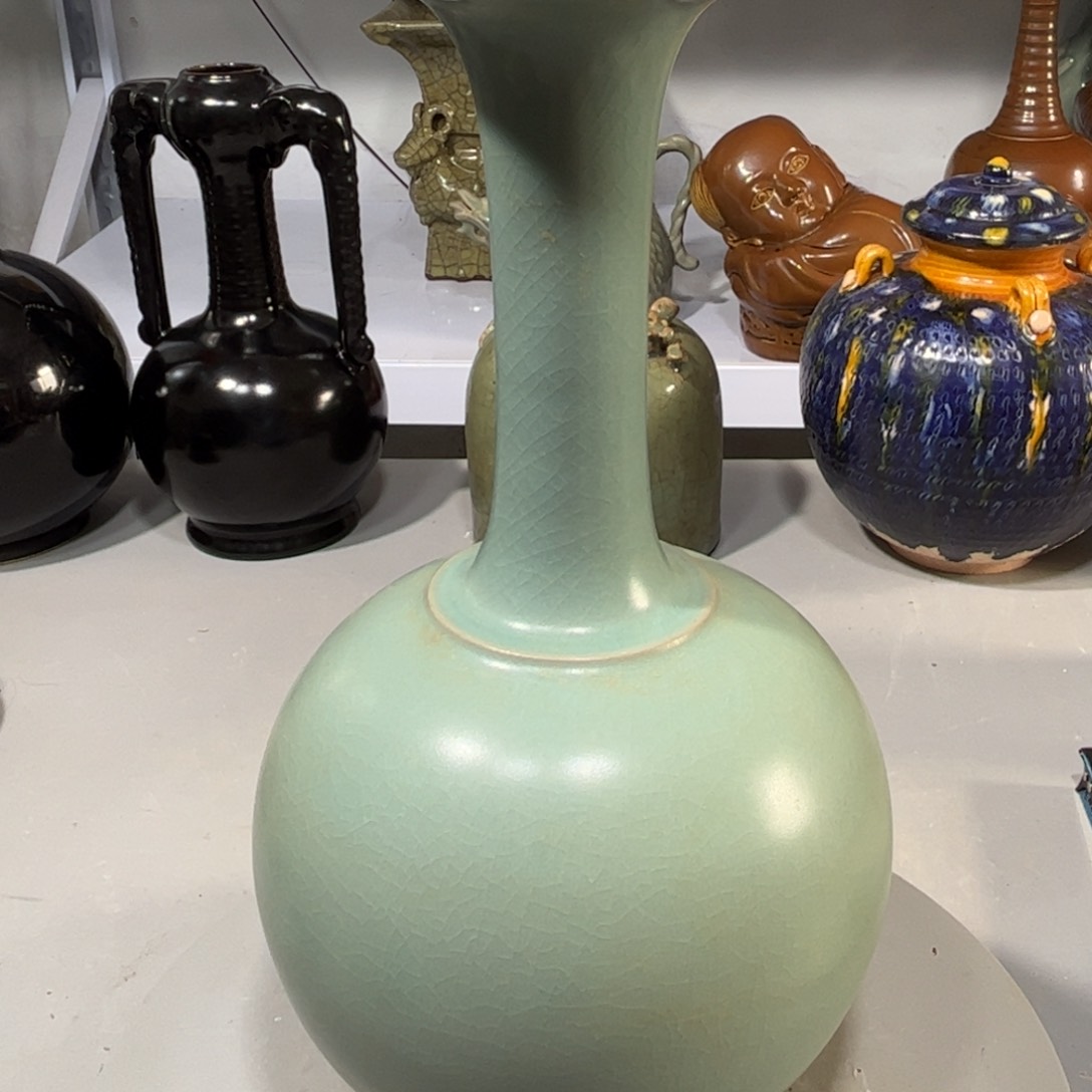 瓶汝窑瓶子品相完美