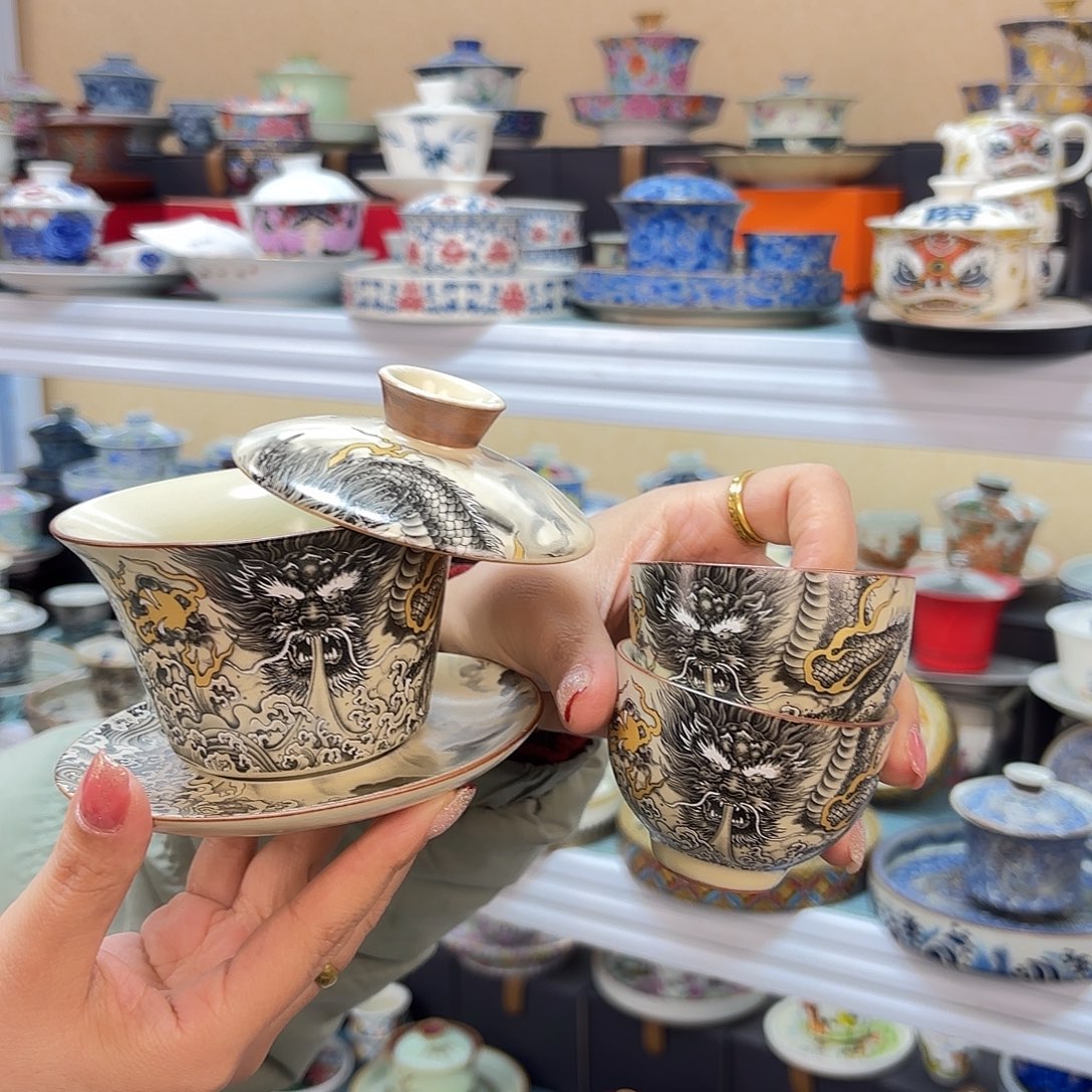 盖碗里的水煮开后放