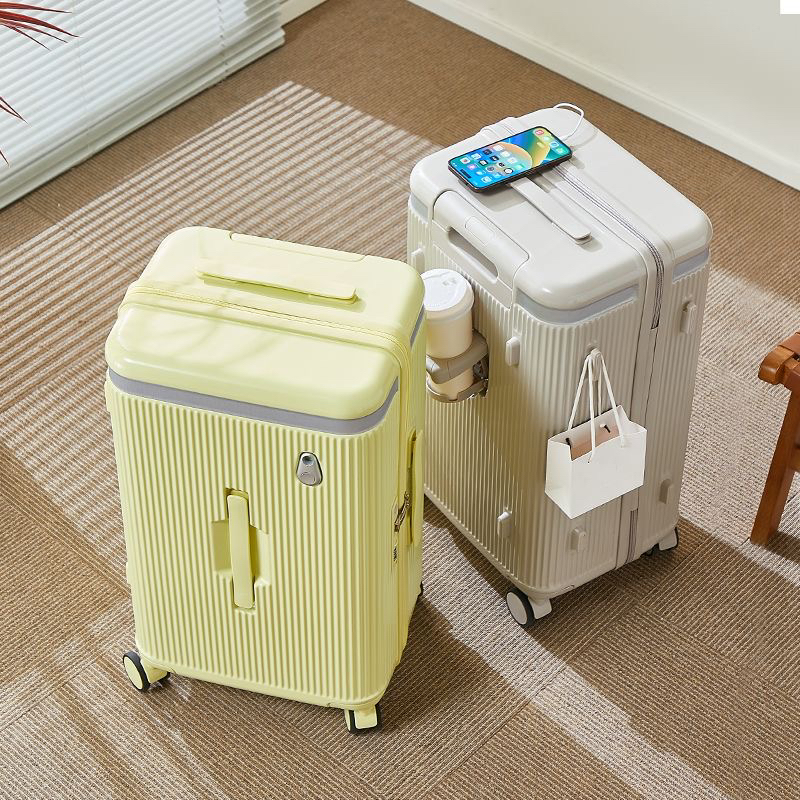 2025新款运动万向轮大学生密码箱大容量锁扣旅行箱拉杆箱学生箱