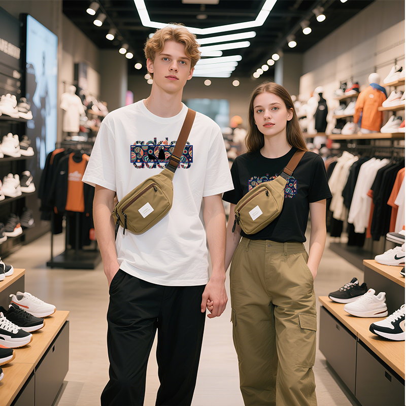 奥莱清仓【一折专区】纯棉T恤短袖官方正品圆领宽松夏季情侣休闲K35