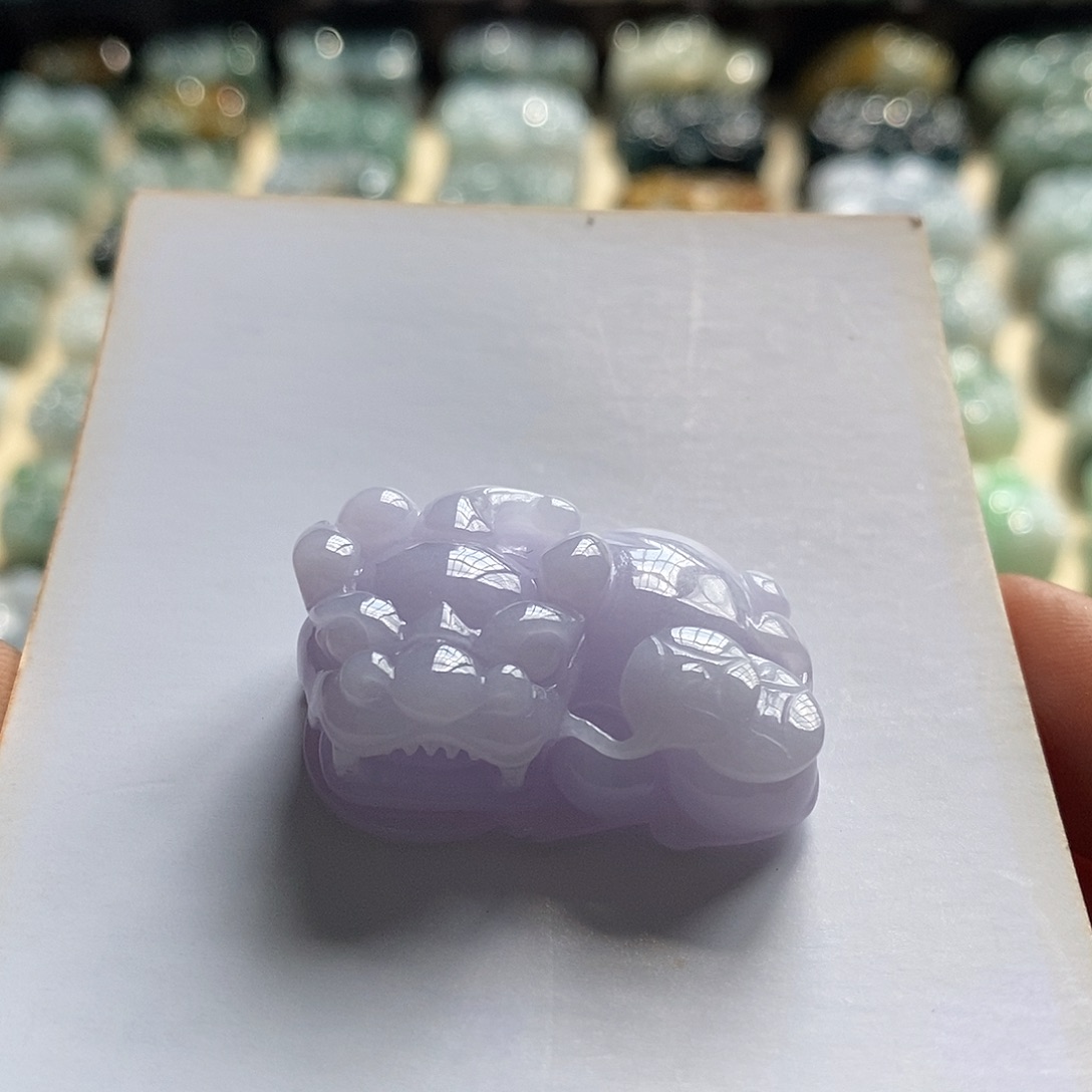 颈饰未镶嵌翡翠天然翡翠貔貅吊坠