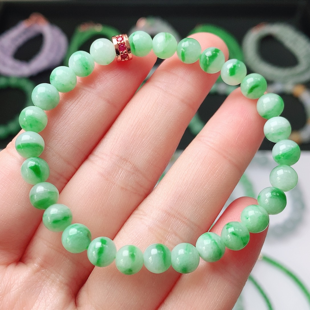 翡翠未镶嵌手链翡翠