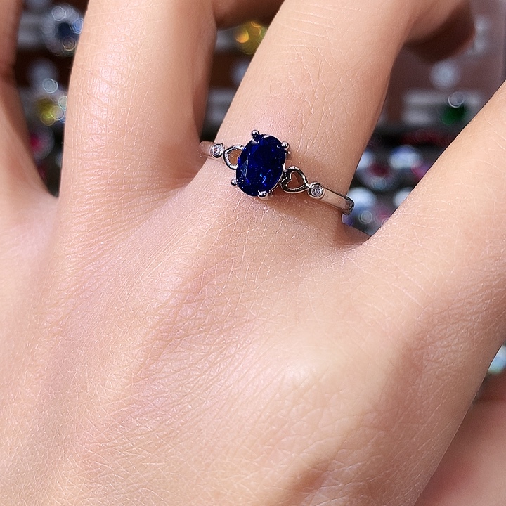 戒指蓝宝石未镶嵌57