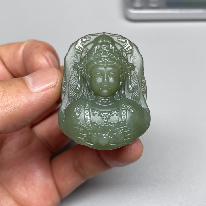 和田玉吊坠(不含链)未镶嵌A****…