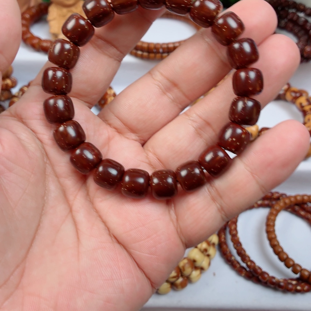 手串紫金鼠红皮实心11老型