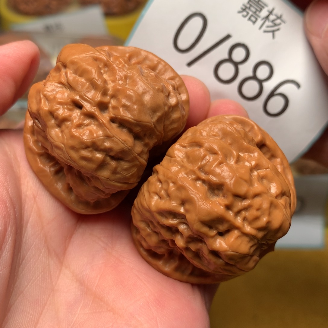 文玩核桃把件肌肉开背蛙毕业40