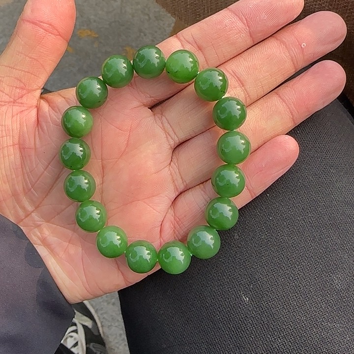 和田玉（碧玉）颈饰未镶嵌卡12