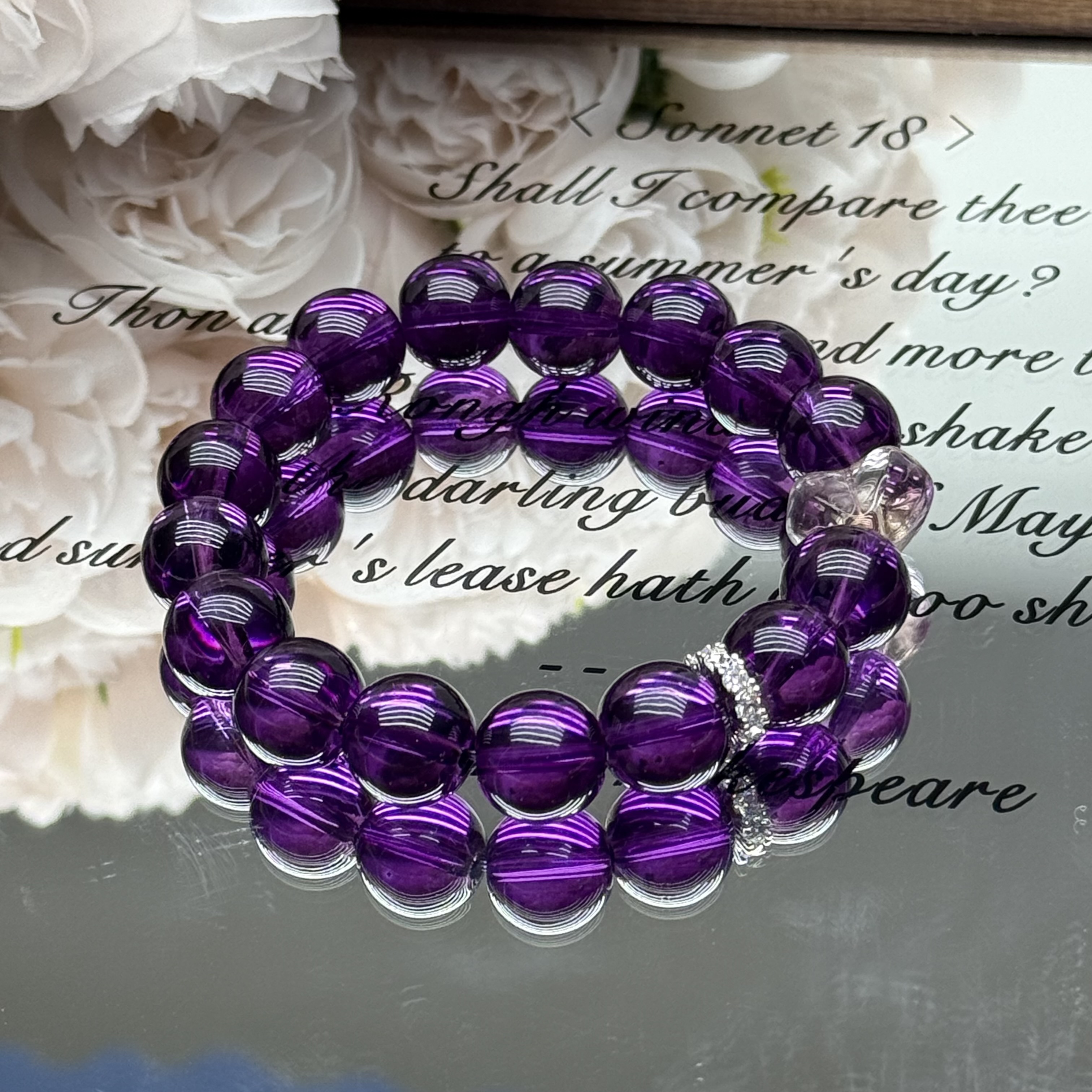 设计款乌拉圭紫水晶手串