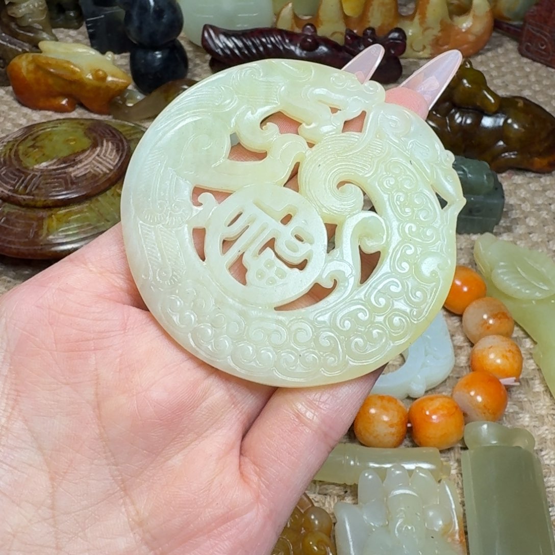 吊坠白玉菩提挂件