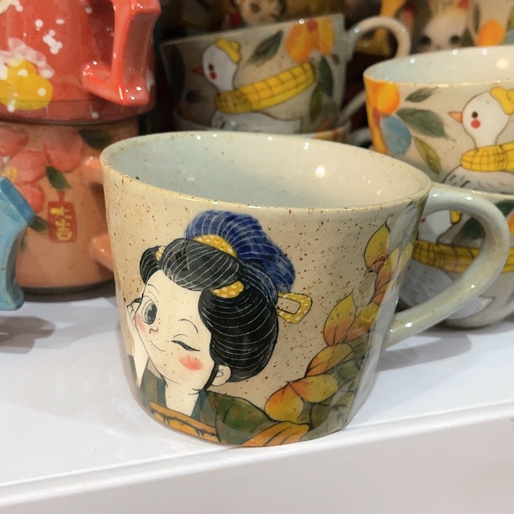 陶景德镇釉下手绘陶瓷 