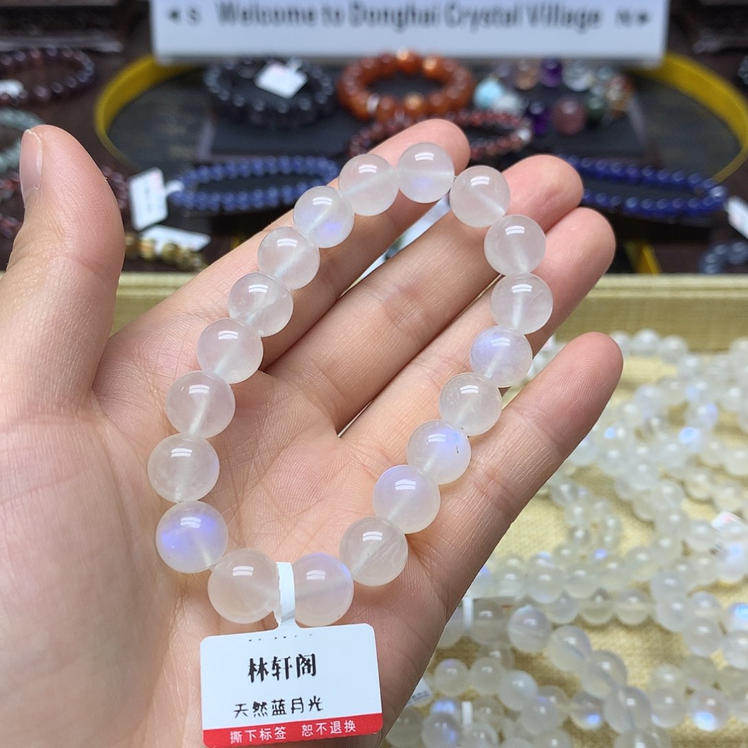 月光石手链未镶嵌嘻*手链