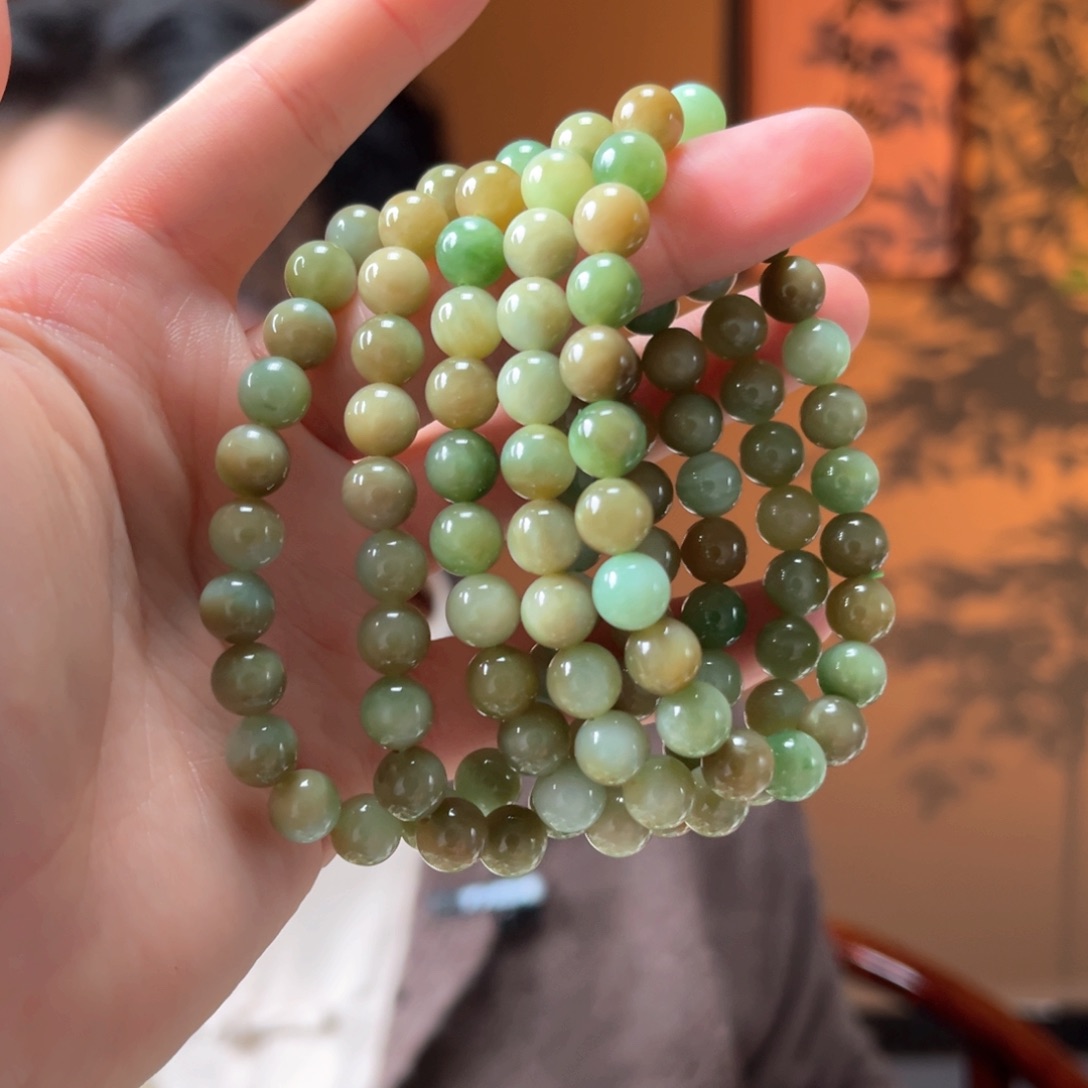 未镶嵌手串和田玉黑羊洞猫眼多样性拍一发一88