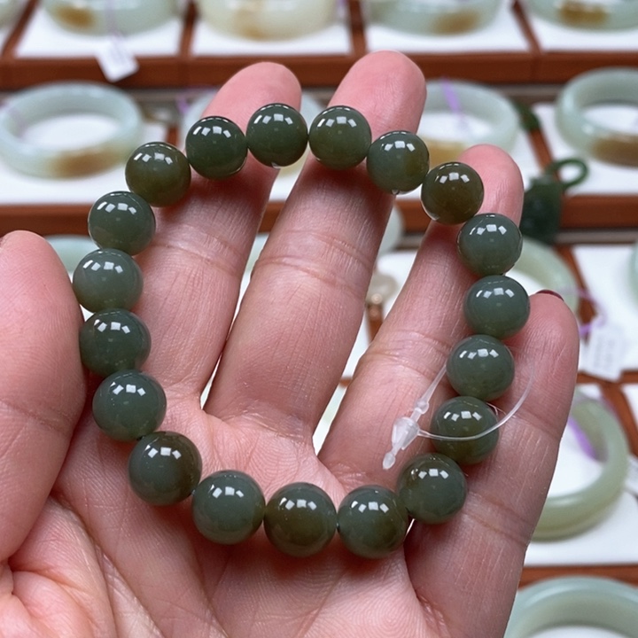 和田玉手链未镶嵌