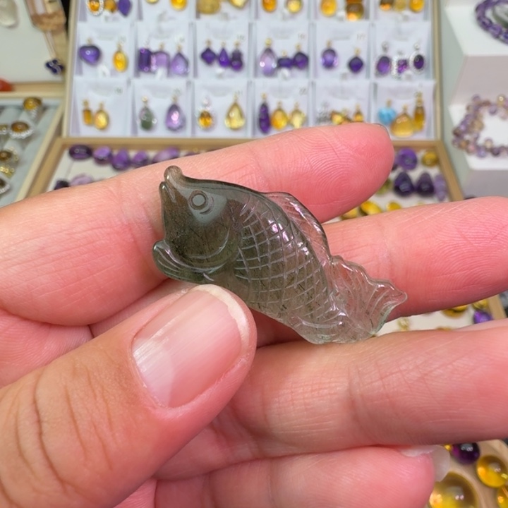 发晶颈饰未镶嵌吊坠