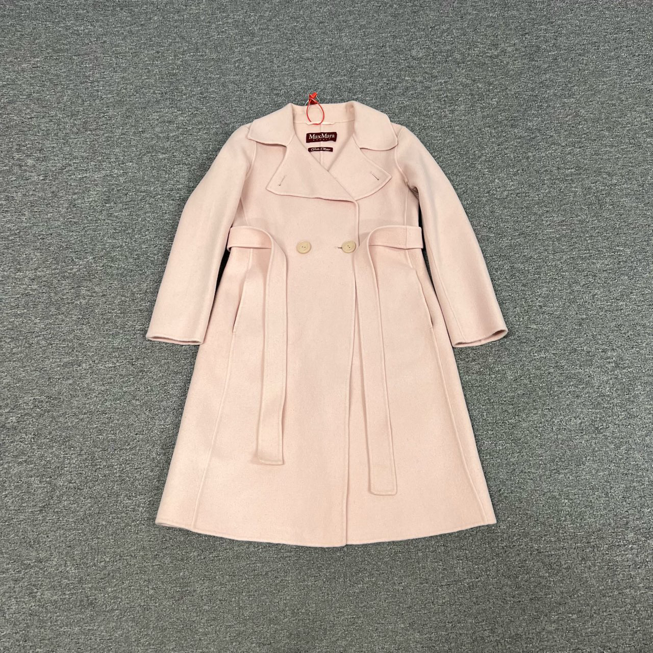 99新 MaxMara Maxmara 红标 羊毛大衣 99新 36码