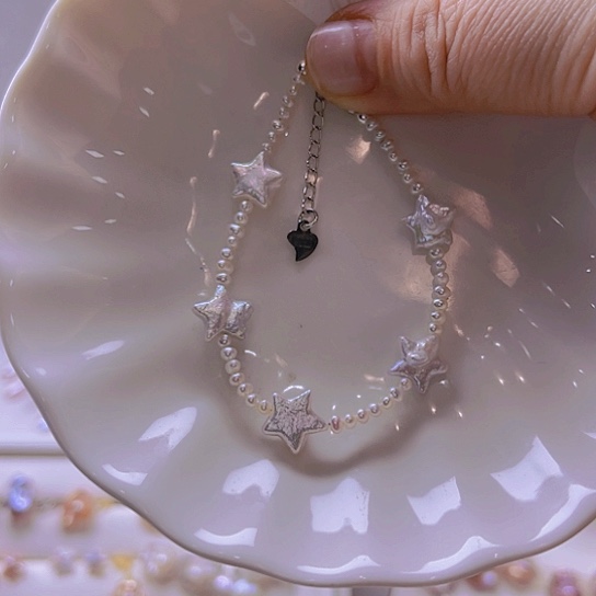 淡水珍珠手绳合金