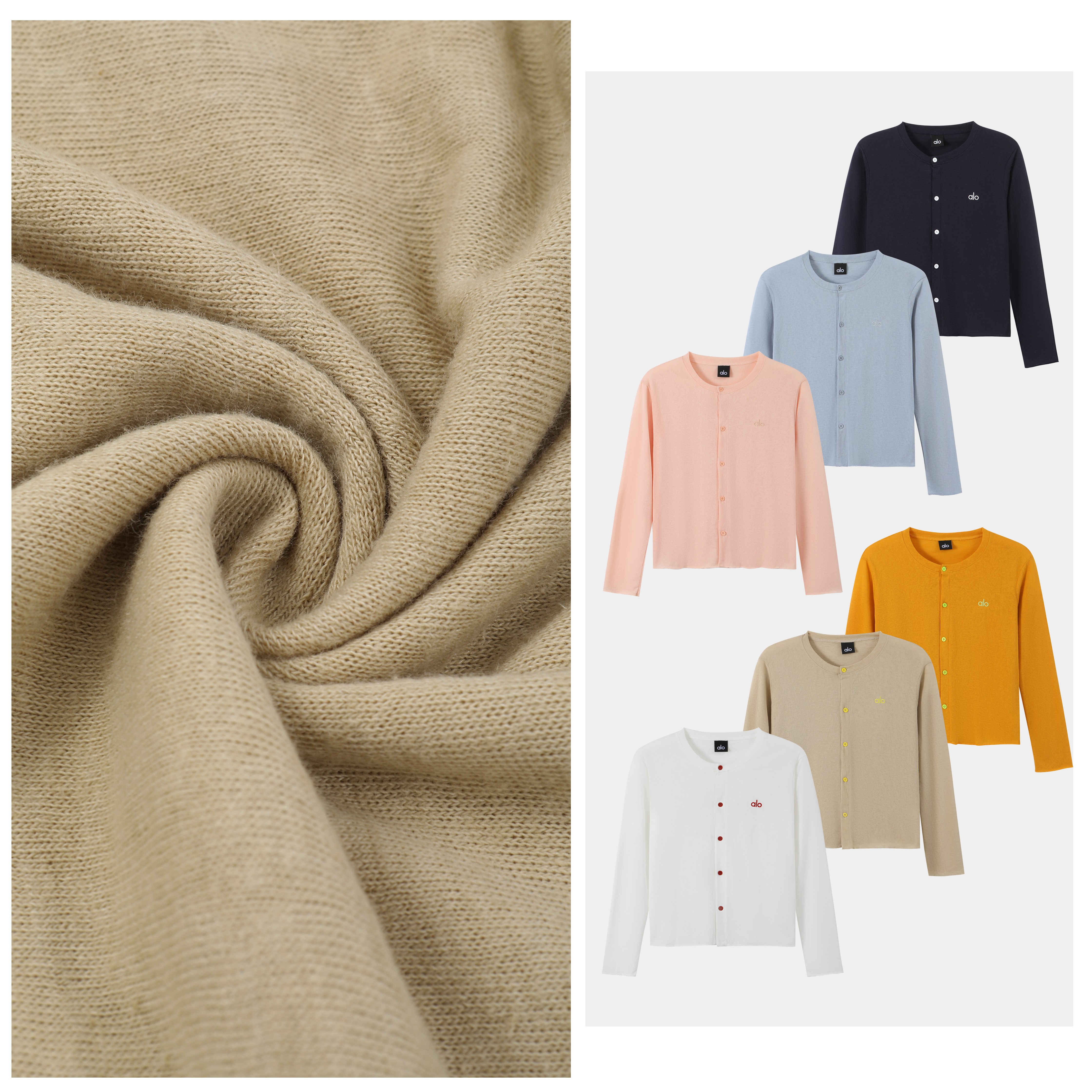 66287“半程芬芳”25新款潮牌女士长袖T恤夏季开衫圆领2