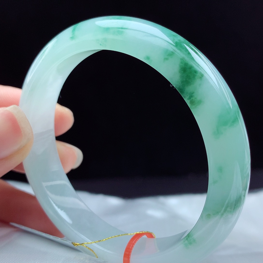 未镶嵌手镯翡翠54圈440