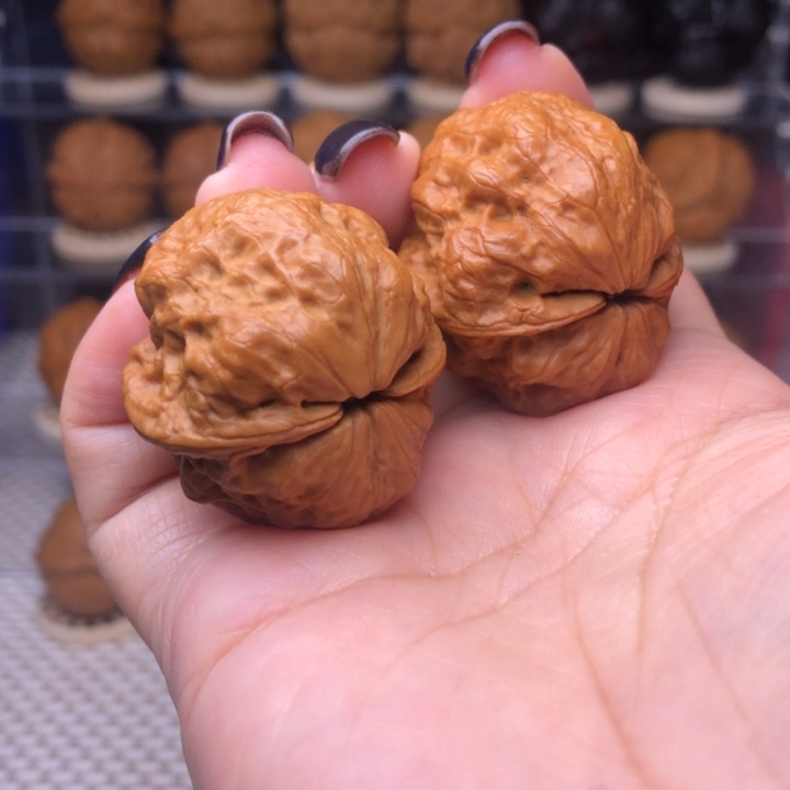 文玩核桃把件16号玉龙小金蟾35尺