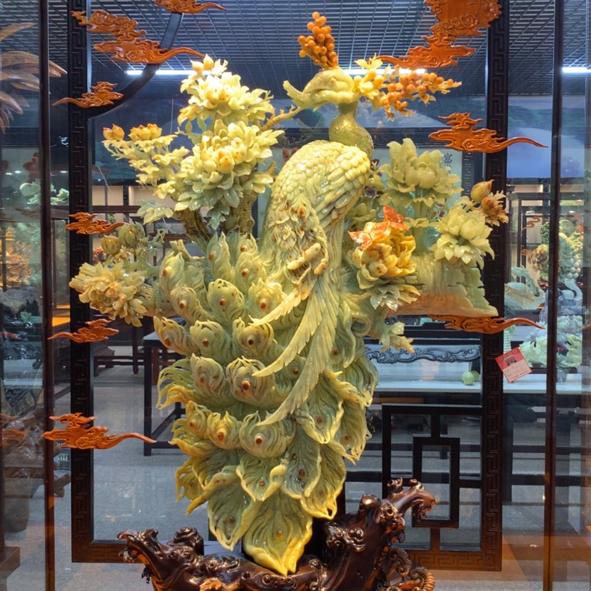 【闪购商品】蛇纹石玉摆件覆膜未镶嵌