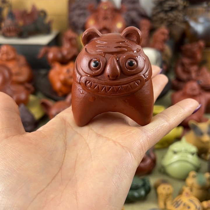 茶宠紫砂紫砂布老虎