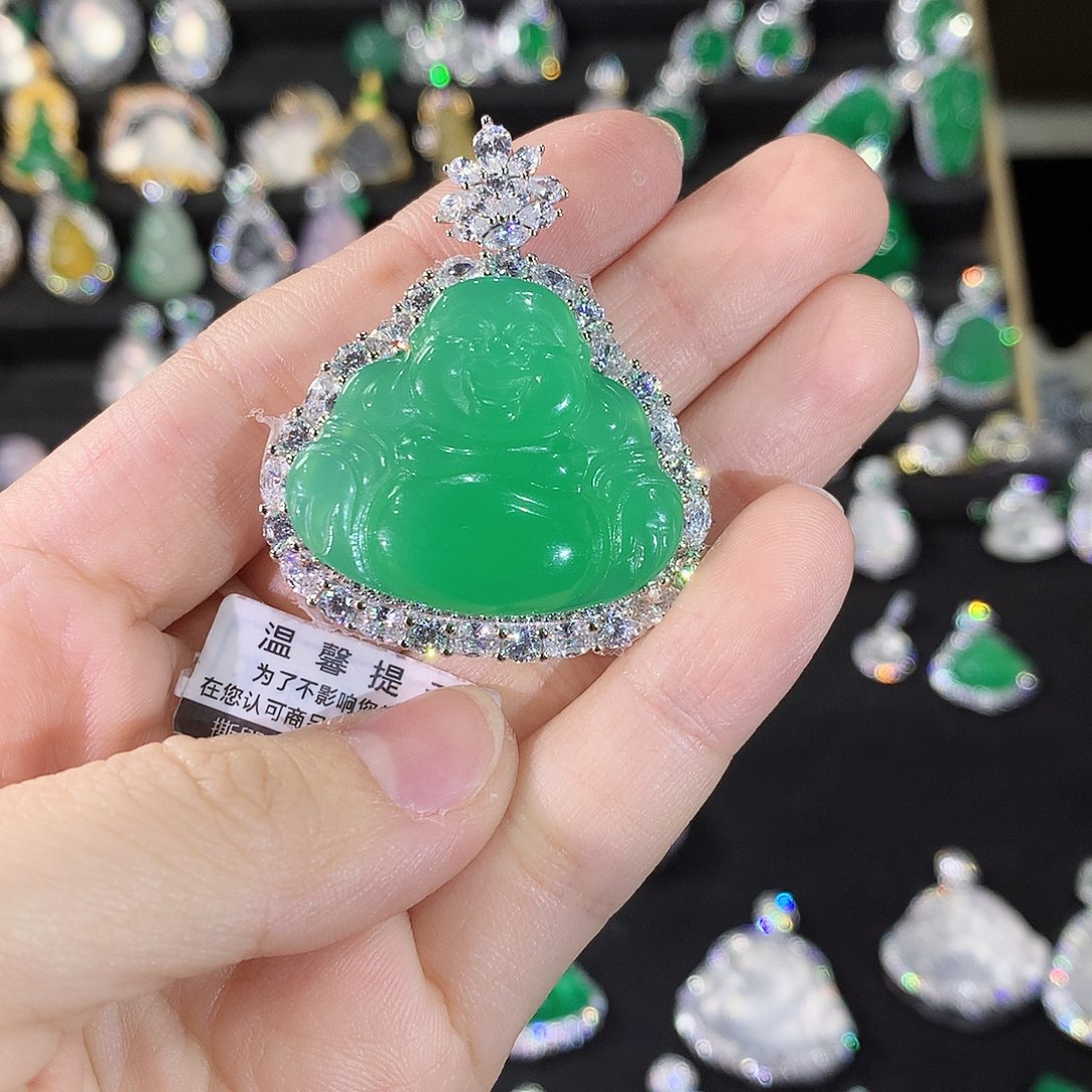 玛瑙/玉髓银S925镶嵌颈饰