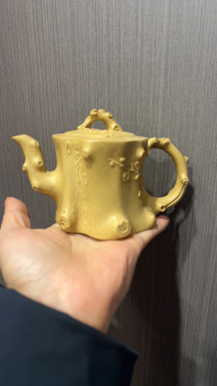 容量300 cc本山绿全 手工梅桩