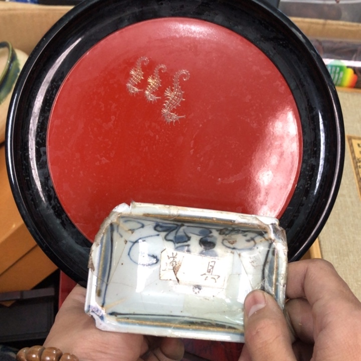 陶瓷孤品单件车里拍