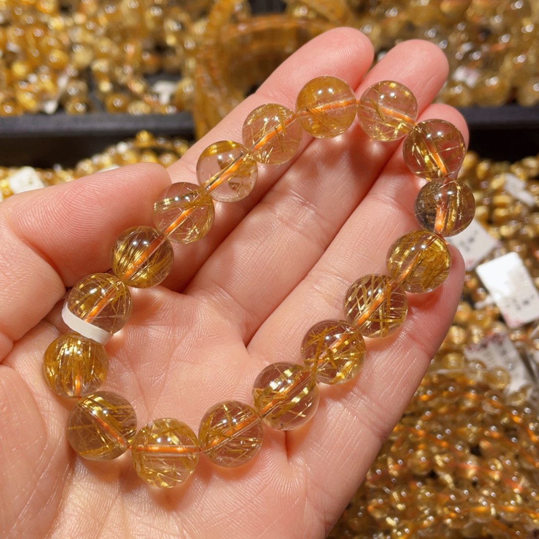 水晶手链未镶嵌天然水晶手链