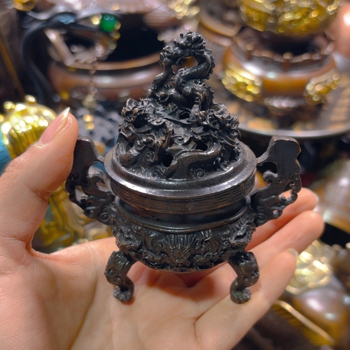 铜器摆件收收藏藏