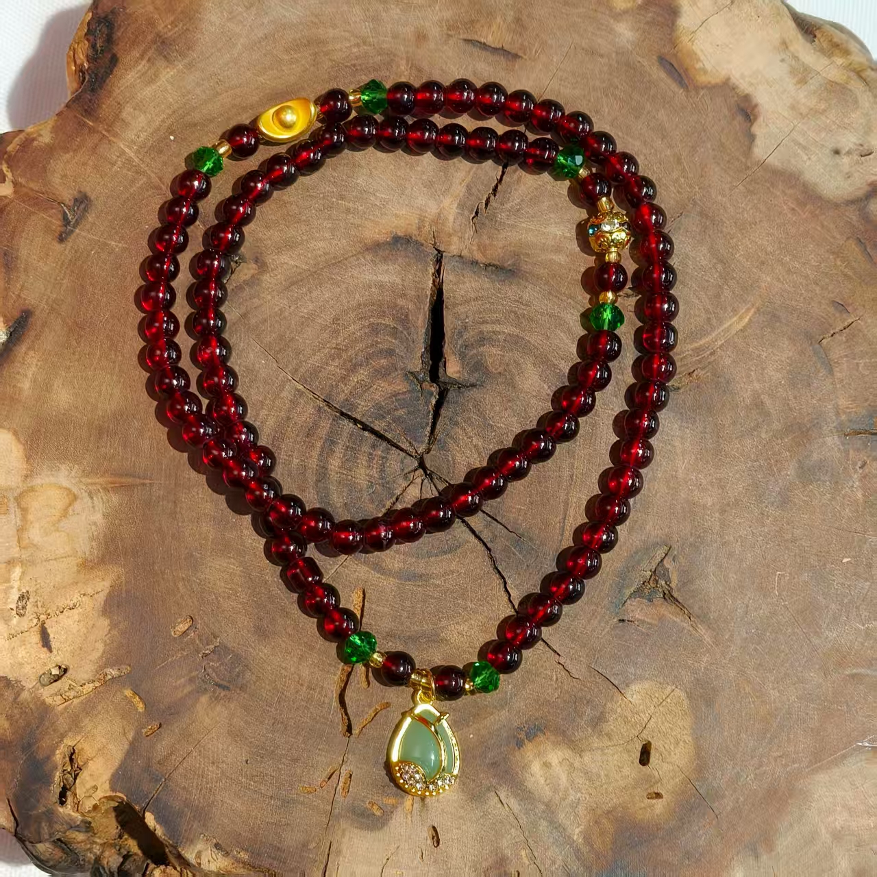 原创石榴石手串 精美手串（无礼盒）S-0449