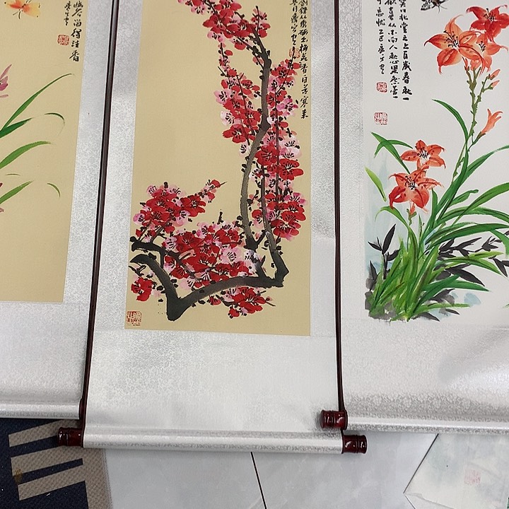 国画小****枨茶忘忧草1111111