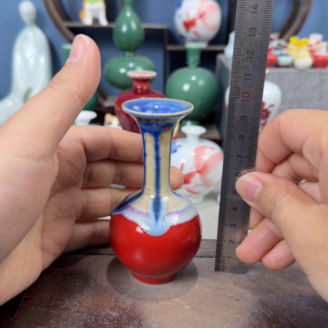 陶瓷手工小花器摆件