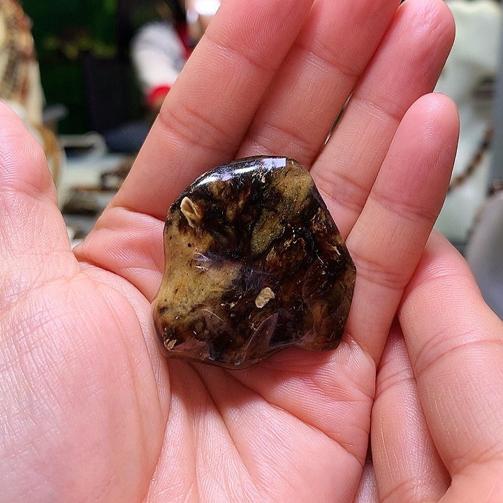 裸石琥珀未镶嵌随型