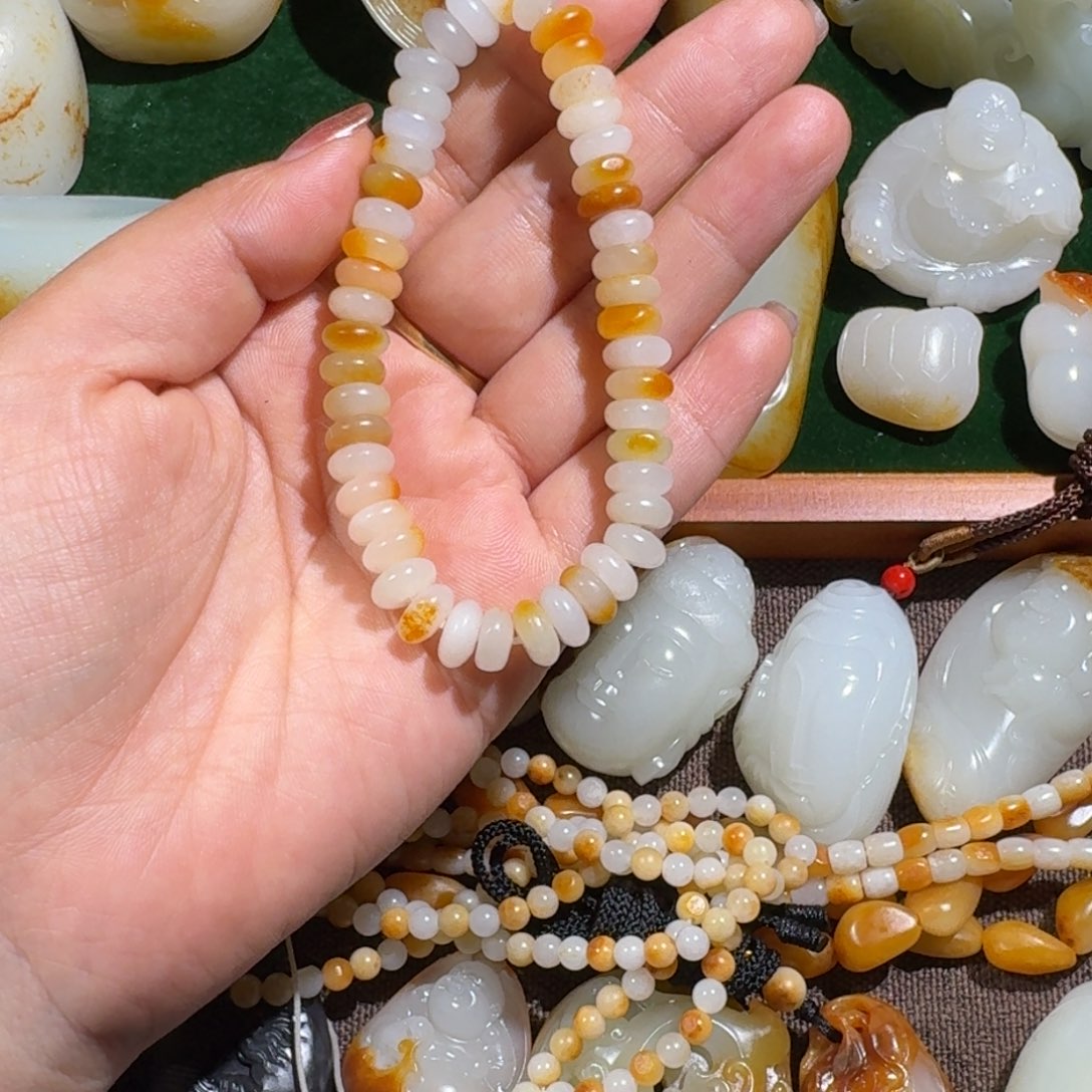 和田玉挂件未镶嵌心**远