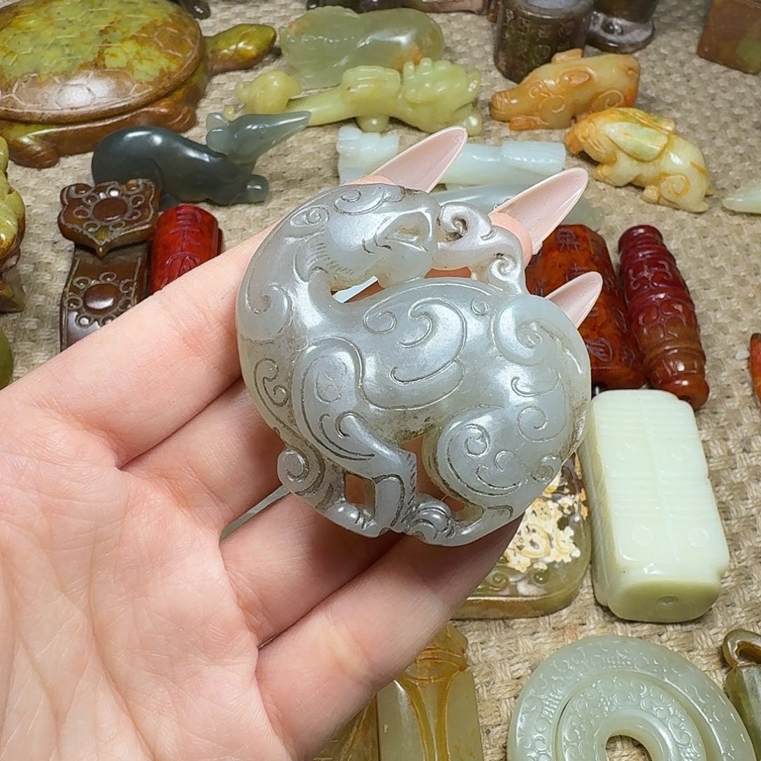 白玉菩提吊坠挂件