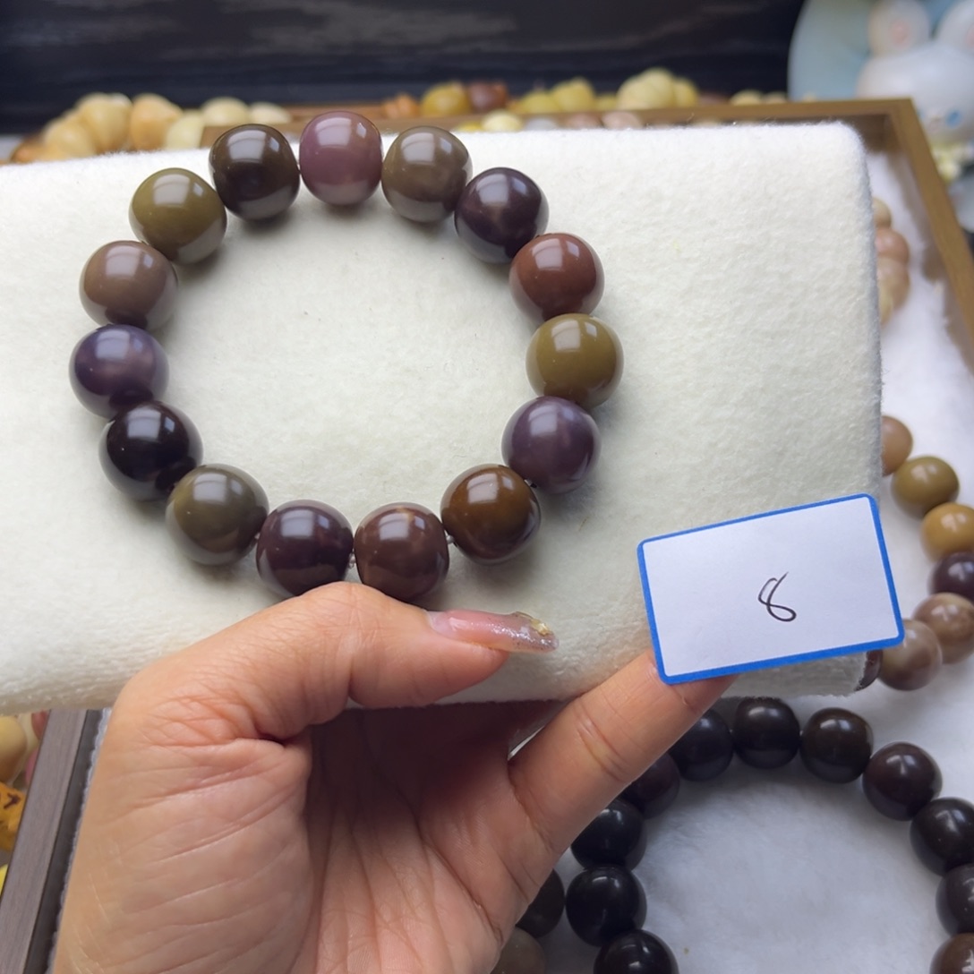 嘉***！菩提根/象牙果吊坠苹果珠微瑕疵一串16mm