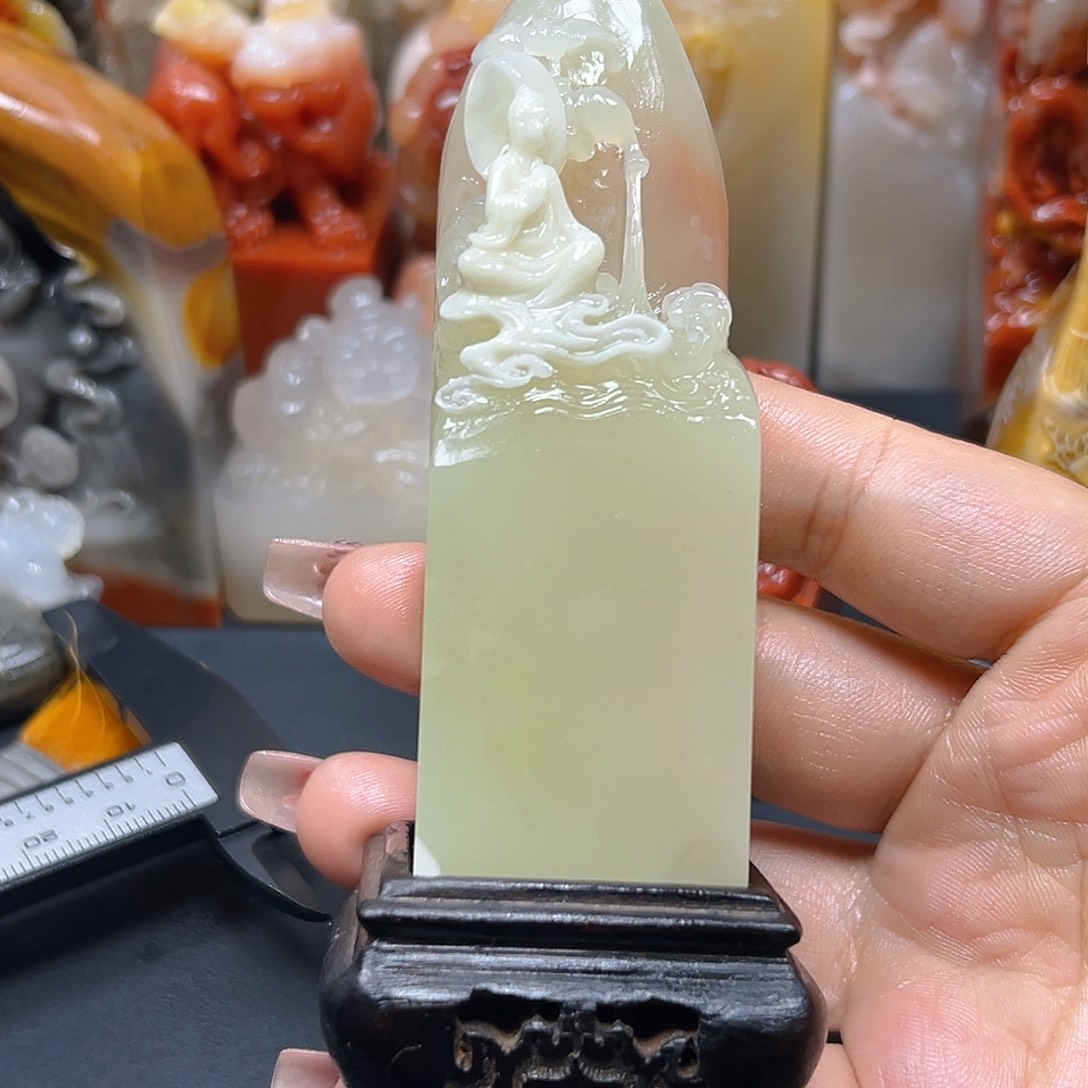 寿山石江*印章雕刻工艺