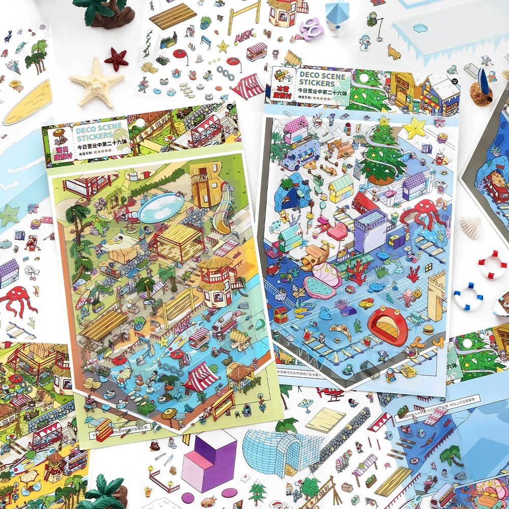 【Infeel.Me】今日营业中第二十六弹造景贴纸微缩场景手工DIY