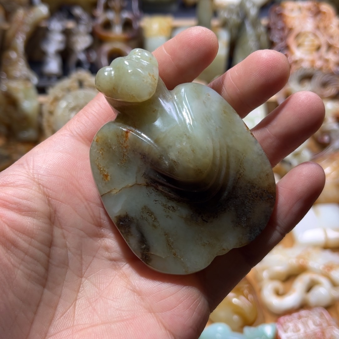 和田玉把件未镶嵌