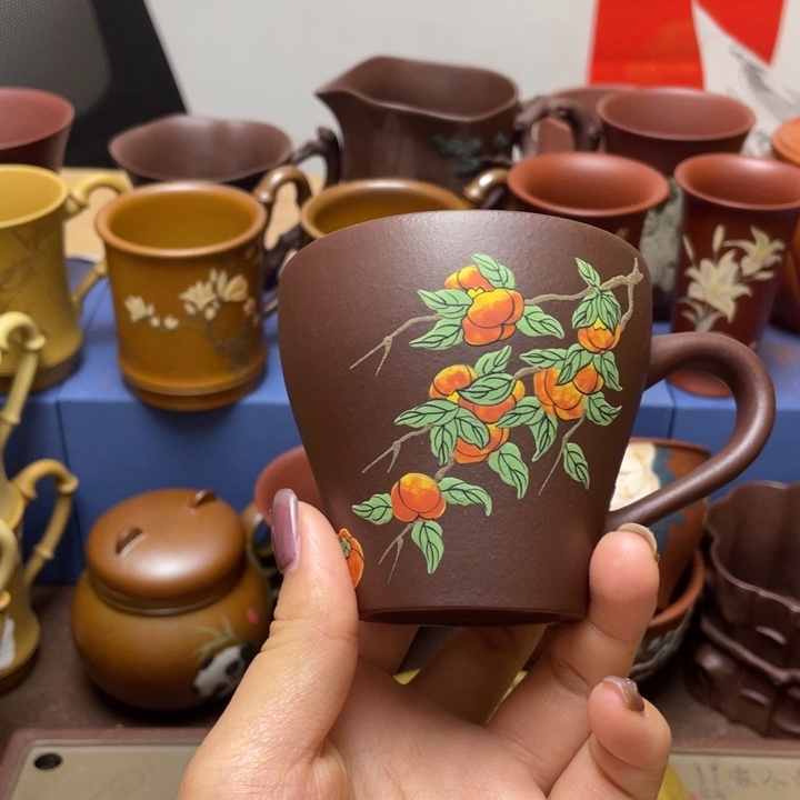 紫砂茶杯紫砂主人杯