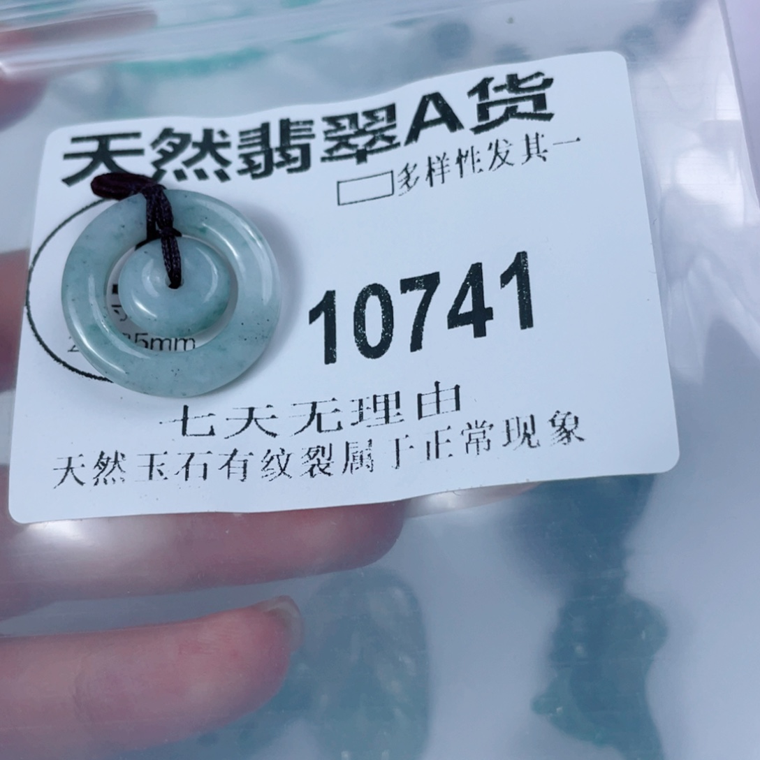 翡翠未镶嵌颈饰10741
