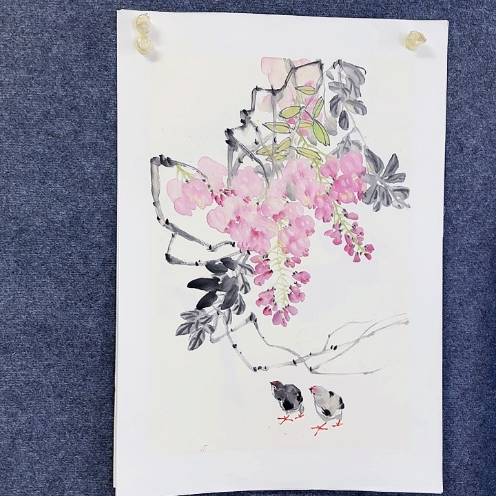 国画国画花鸟画四尺三开45/68