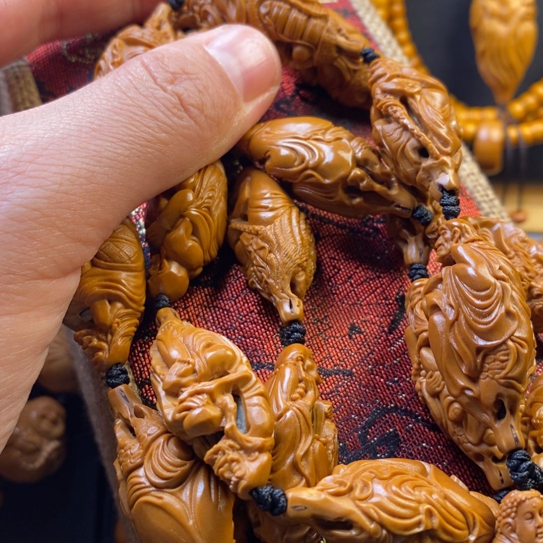 橄榄核手串/手链柳叶罗汉