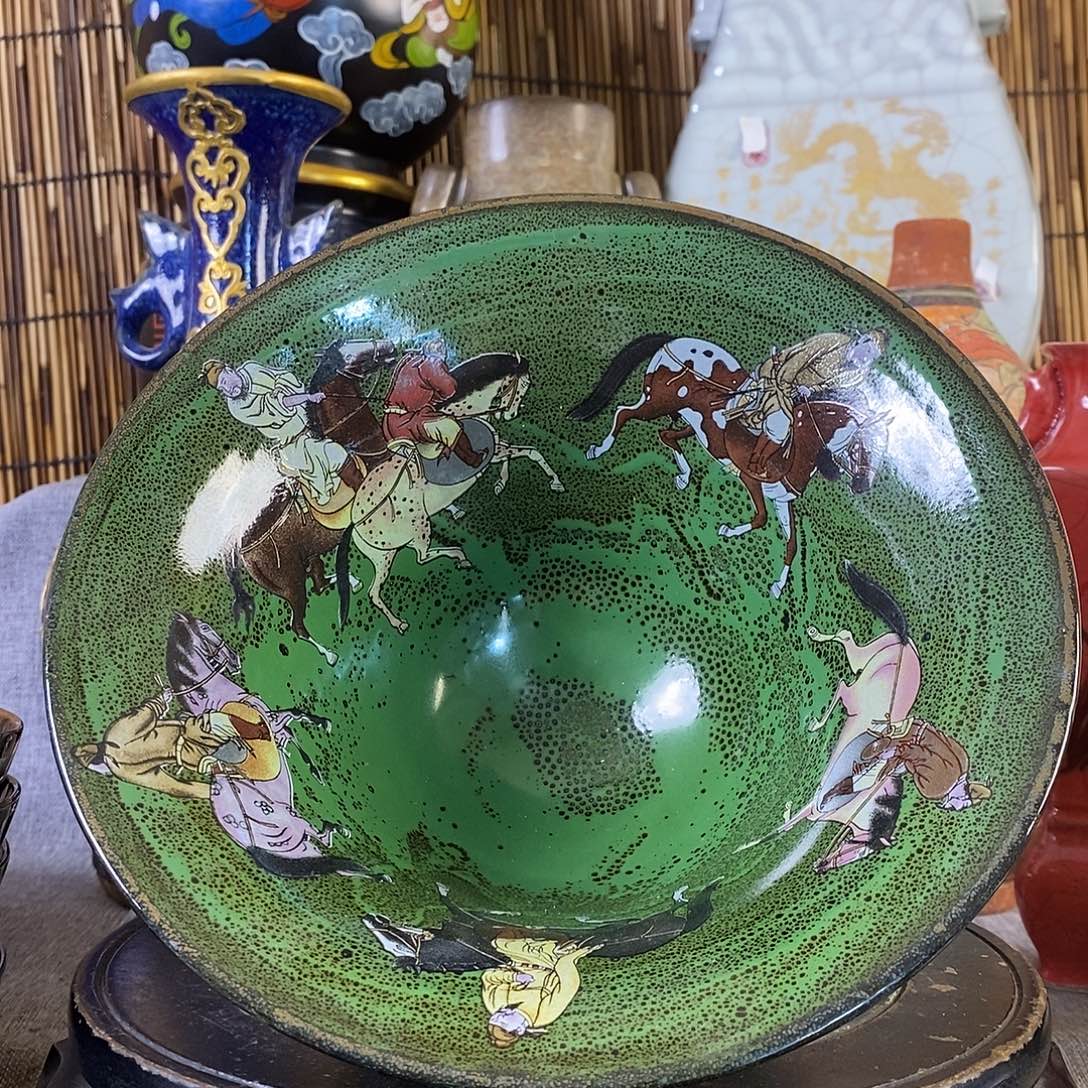 乐***呵瓷片摆件1111111111111111