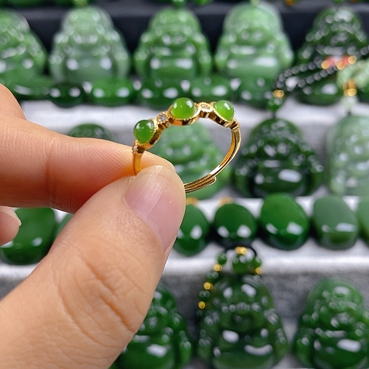 吊坠(不含链)未镶嵌和田玉（碧玉）