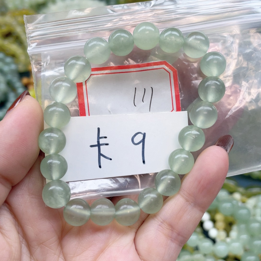 未镶嵌蛇纹石玉手串