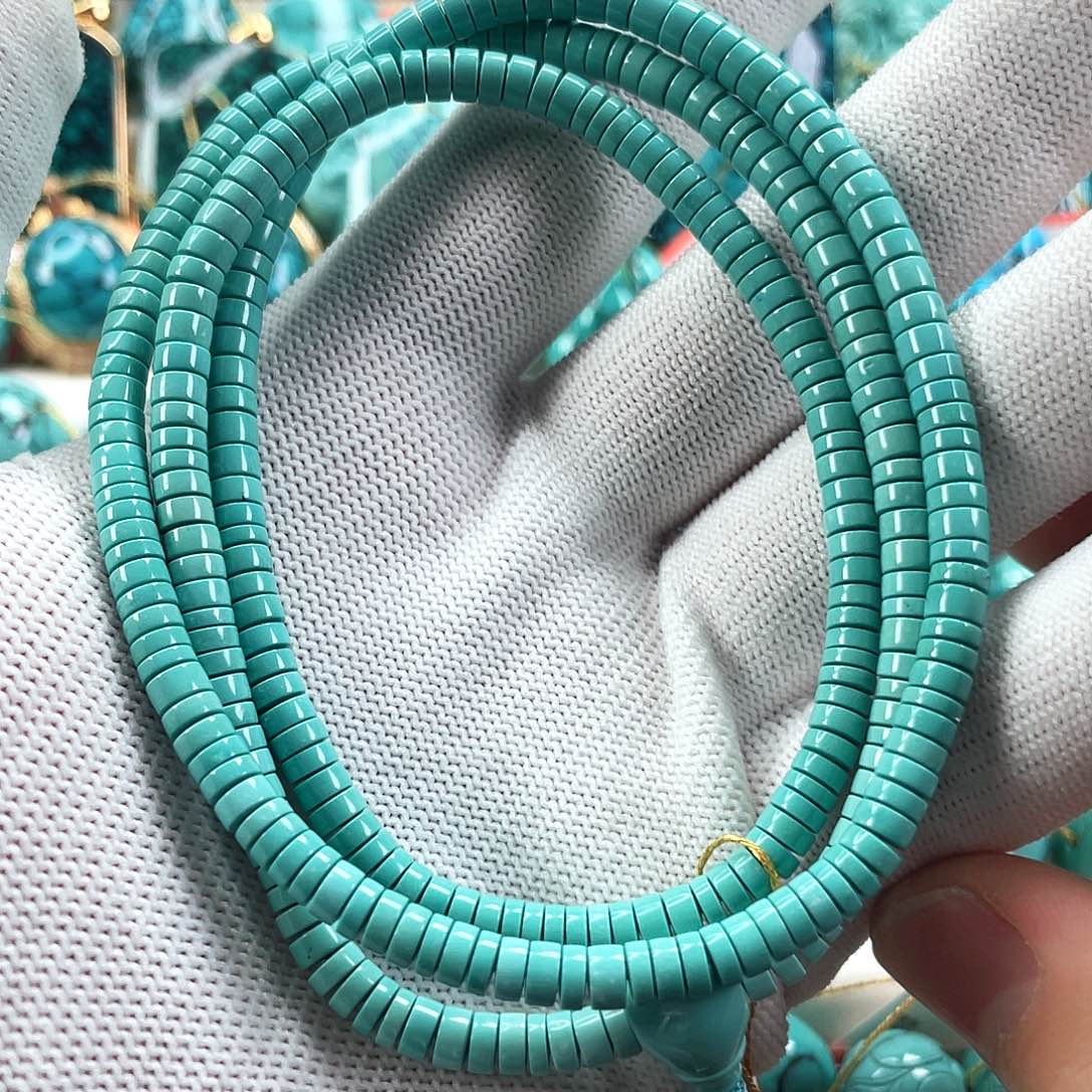 绿松石未镶嵌车挂