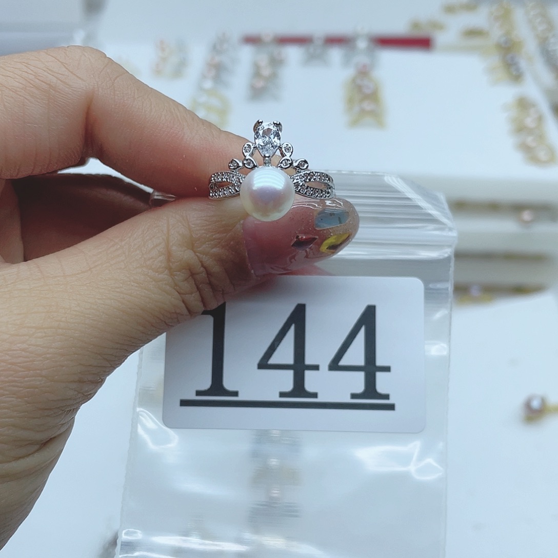 淡水珍珠珠宝奇石合金144